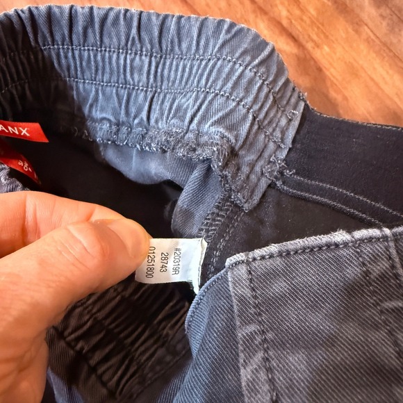 SPANX Women's Pants S Twill Joggers 20319R Gray Cotton Stretch Pull on RR2 - Picture 5 of 7